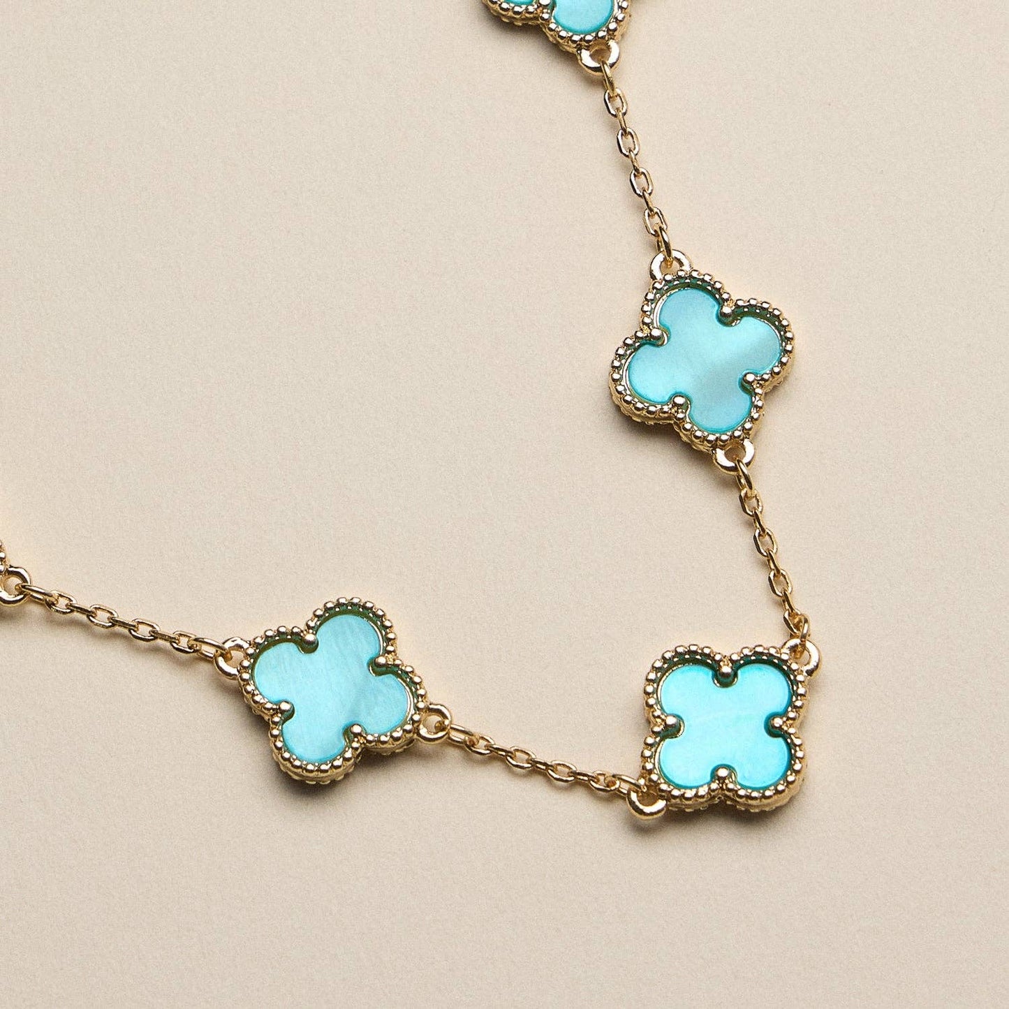 Multicolor Shell Charm Bracelet | Gold Accents: Light Green / One / 5SB21068