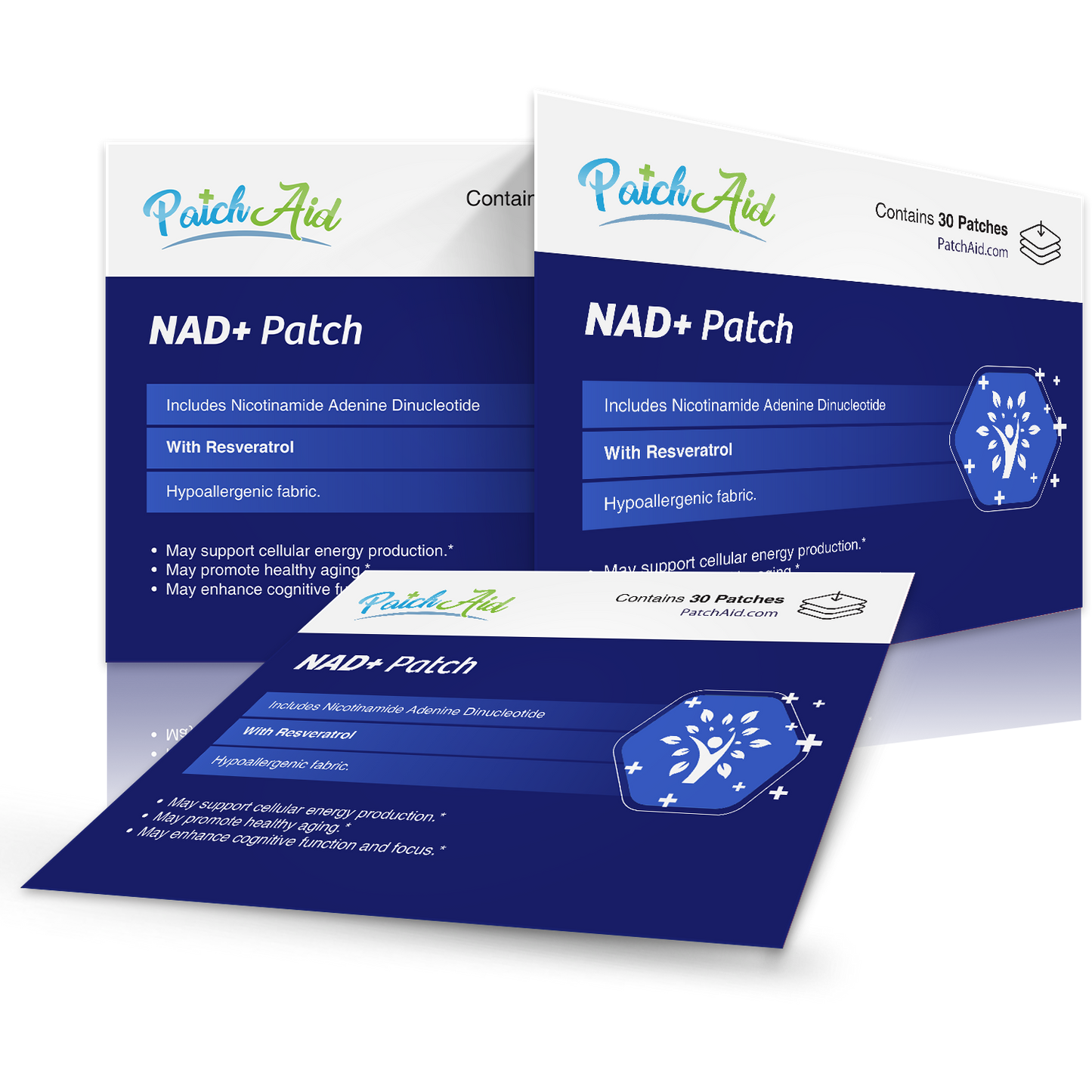 NAD+ Patch - Energy & Healthy Aging Support: 1 Pack-30 Patches