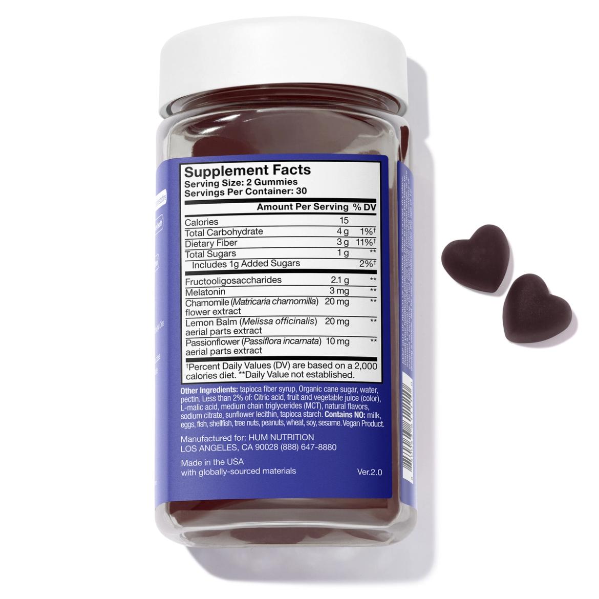 HUM Nutrition BEAUTY ZZZ GUMMIES 50 CT