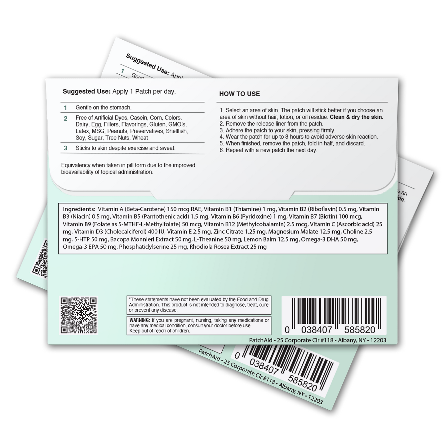 Kids Focus & Clarity Patch – Daily Cognitive Booster: 1-Pack
