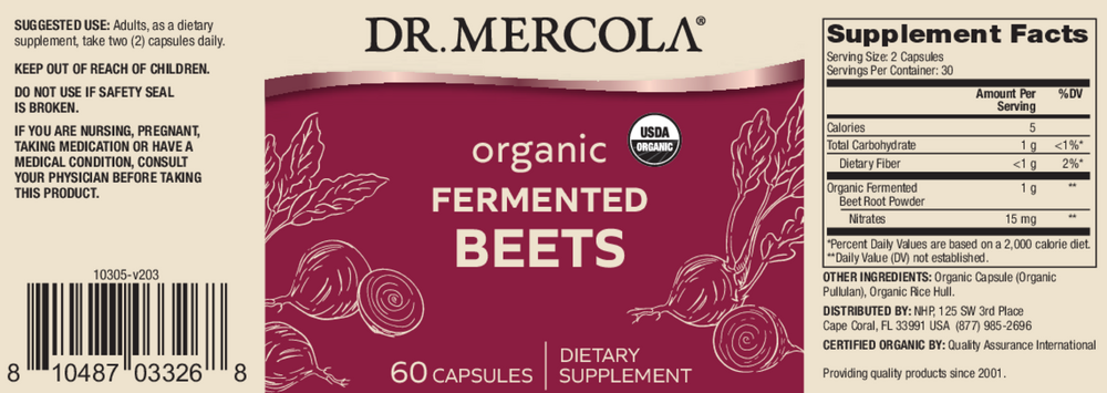 FERMENTED BEETS 60 CAPS