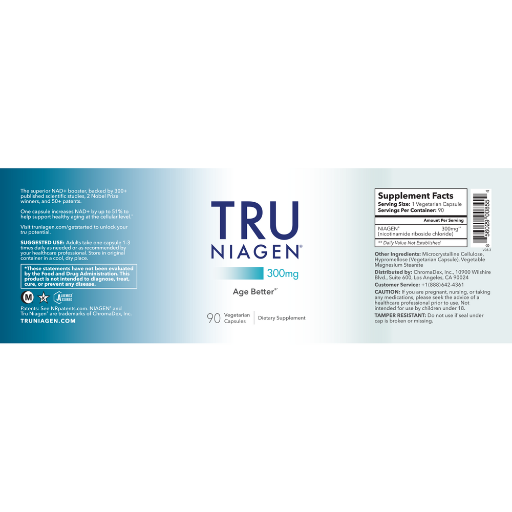 TRU NIAGEN 300mg Nicotinamide Riboside Chloride