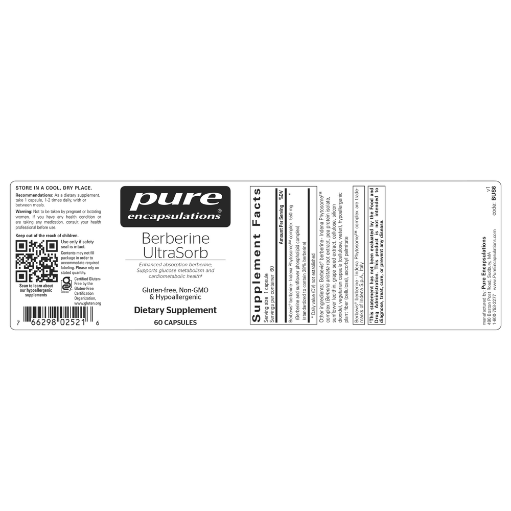 Pure Encapsulations Berberine Ultrasorb