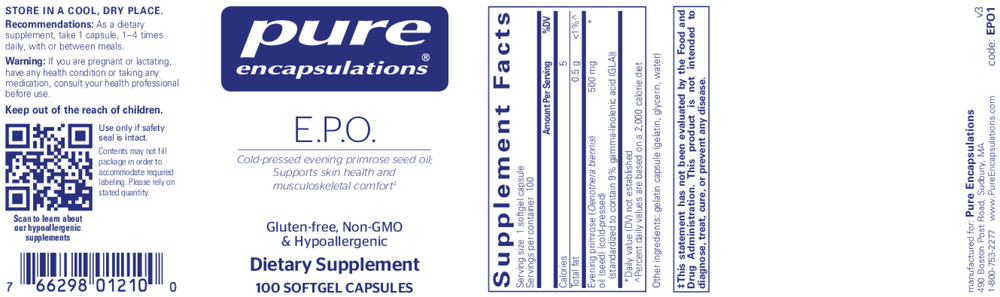 Pure Encapsulations E.P.O.
