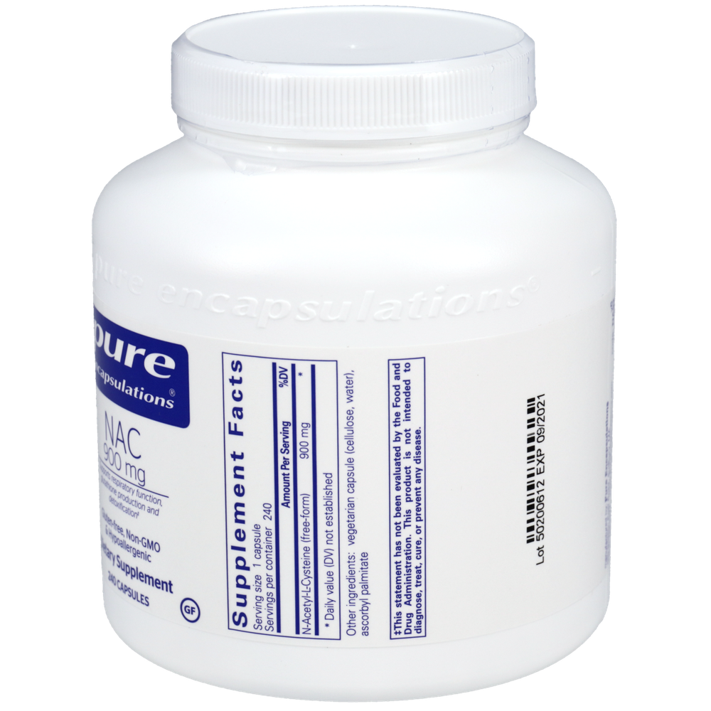 Pure Encapsulations NAC 900mg 240 Capsules