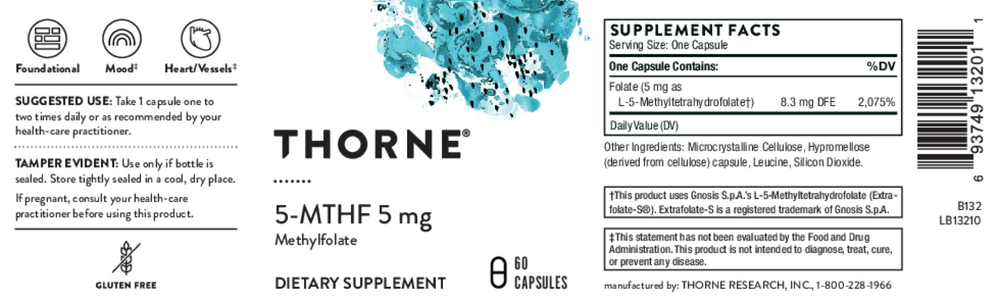 Thorne 5-MTHF 5mg