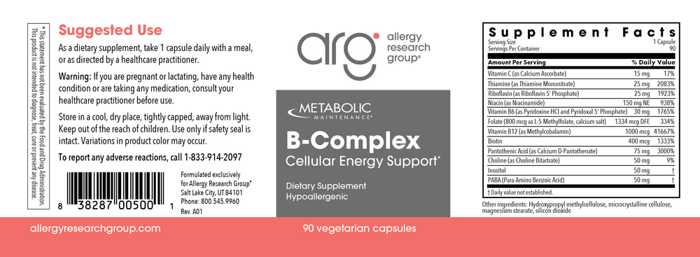 Metabolic Maintenance B-Complex