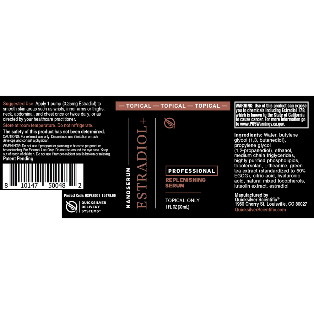 Quicksilver Scientific Pro Estradiol +