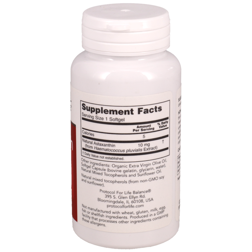 Protocol for Life Balance Astaxanthin 10mg 60Softgels