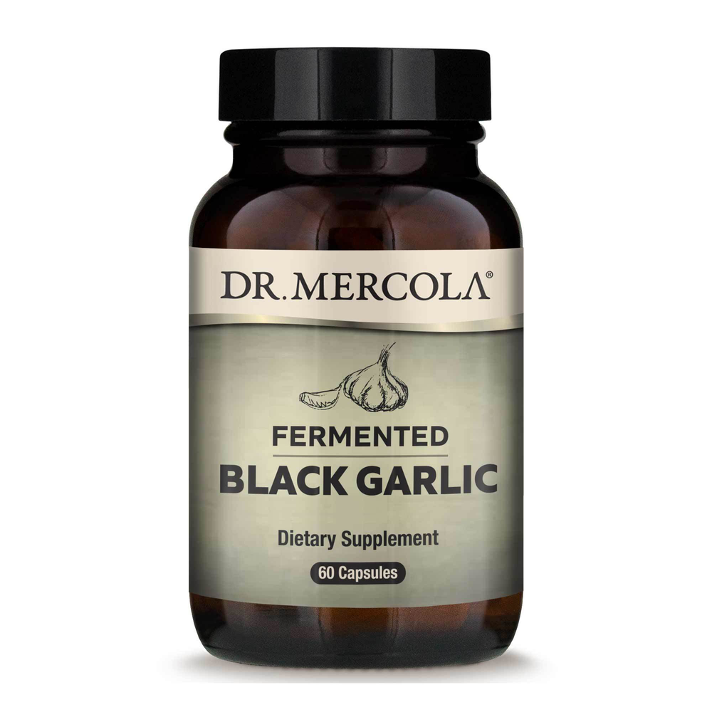 Dr. Mercola Fermented Black Garlic 60 Caps