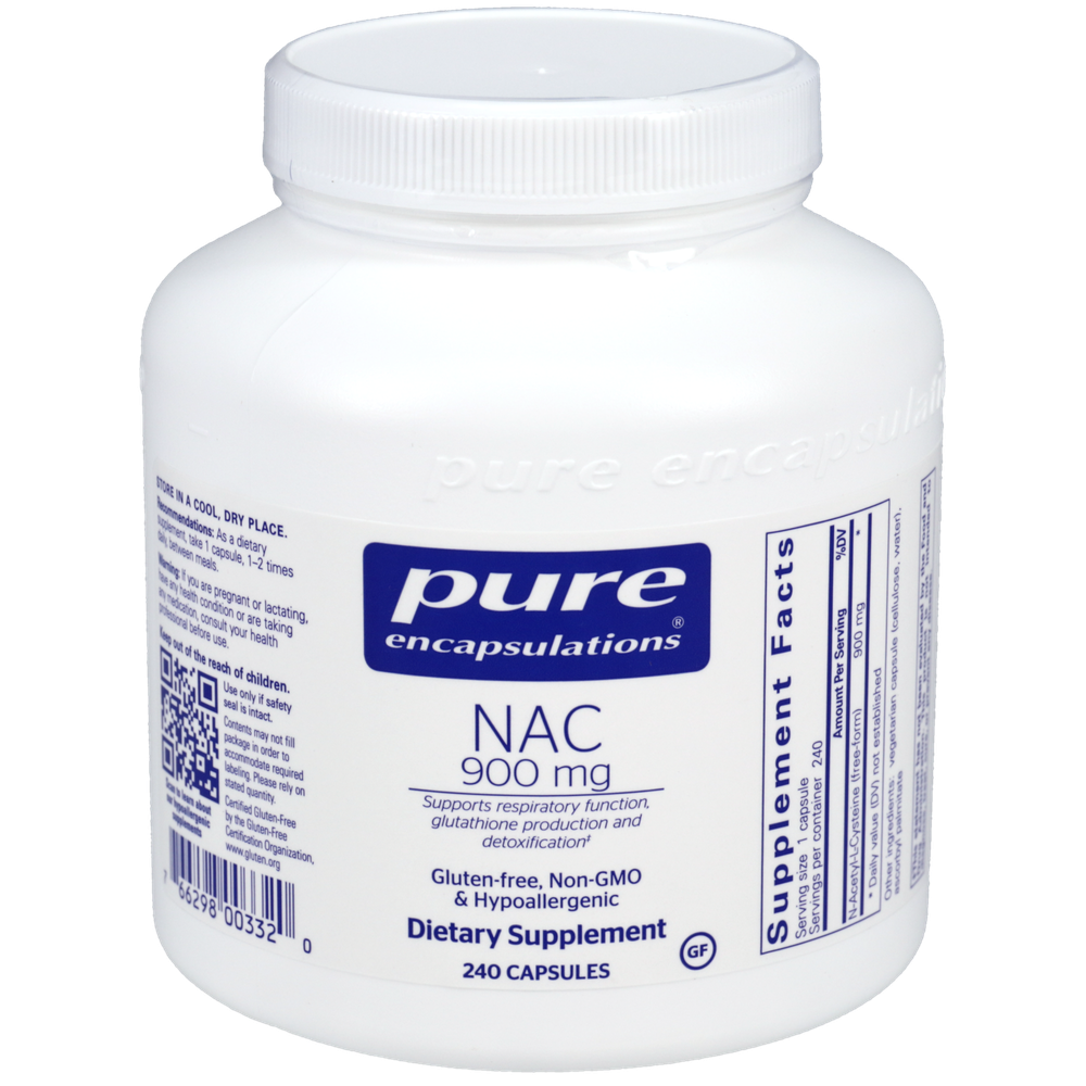 Pure Encapsulations NAC 900mg 240 Capsules