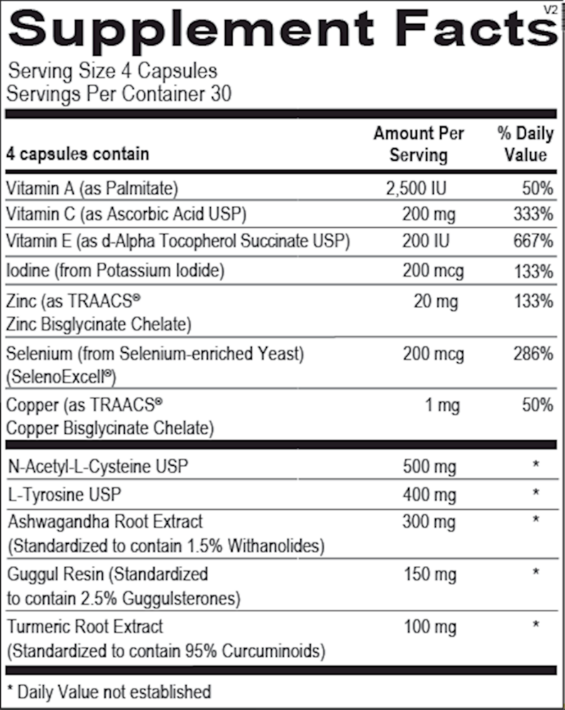Ortho Molecular Thyrotain