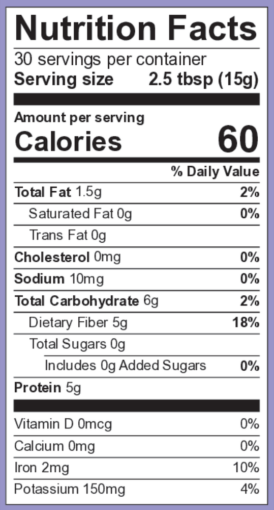 Omega Nutrition Flax Seed Powder