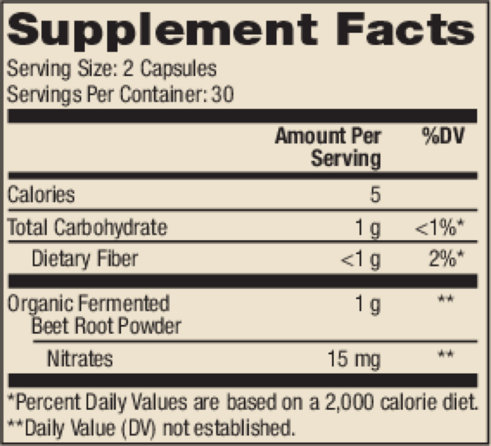 FERMENTED BEETS 60 CAPS