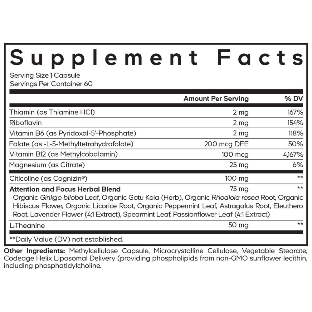 Teen Brain Focus Vitamins+