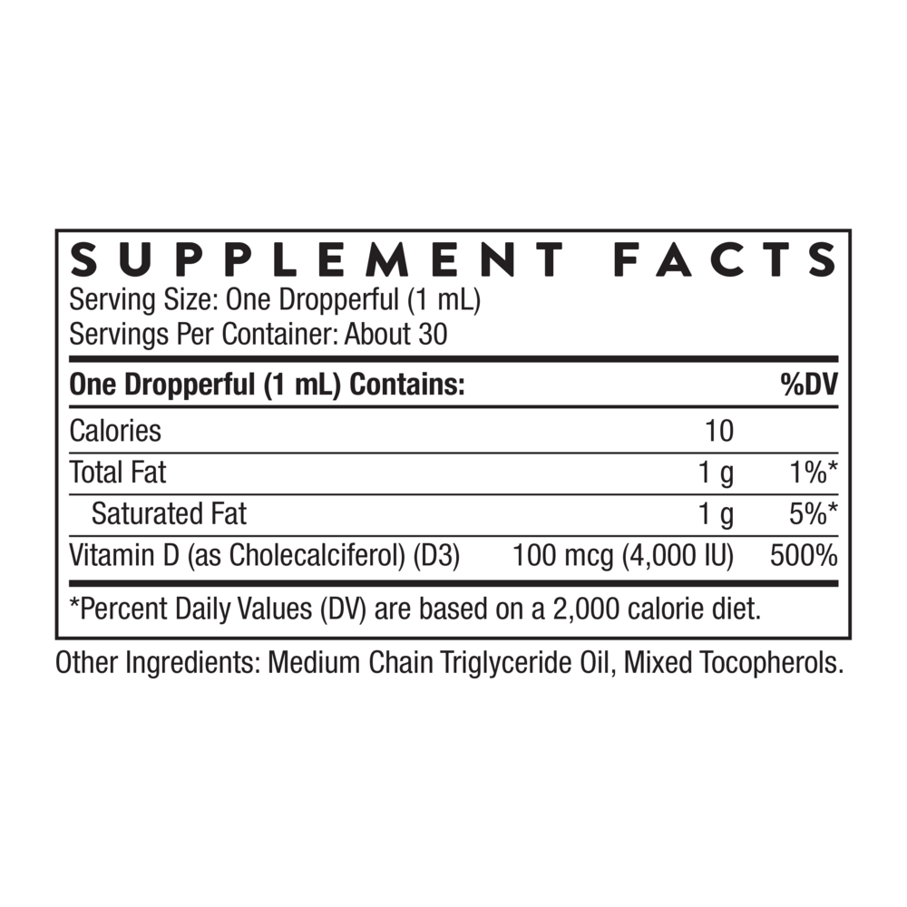 Thorne Vitamin D3 (Liquid)