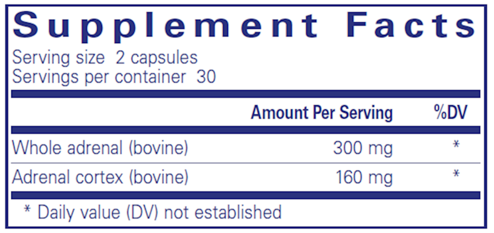 Pure Encapsulations Adrenal 60 Caps