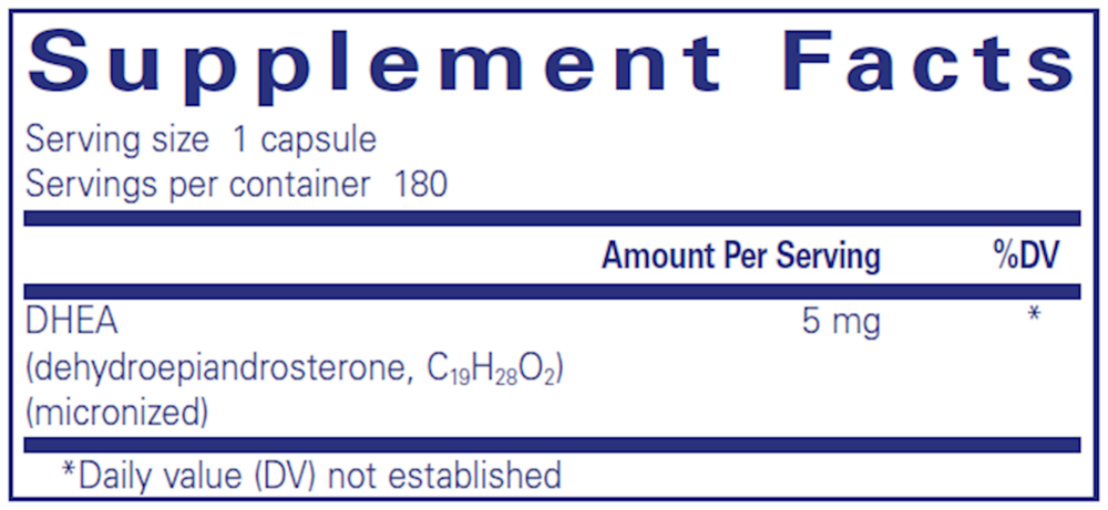 Pure Encapsulations DHEA 5mg