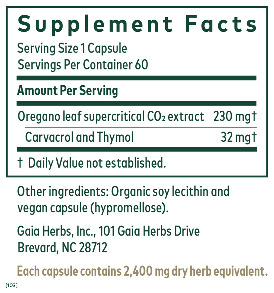 gaiai Herbs Oil of Oregano