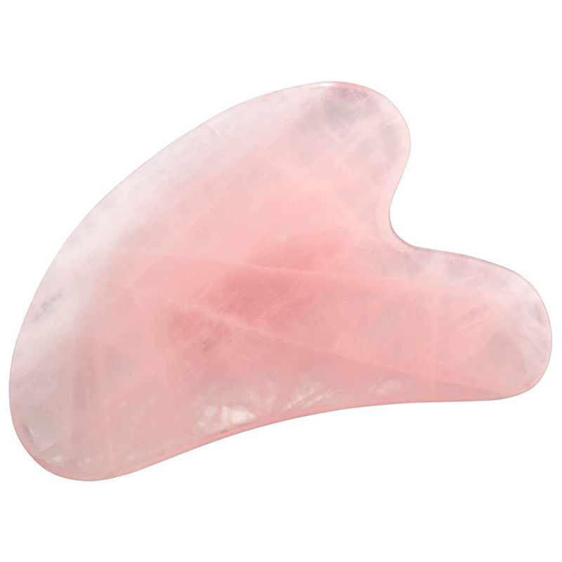ROSE QUARTZ GUA SHA LIFTING TOOL