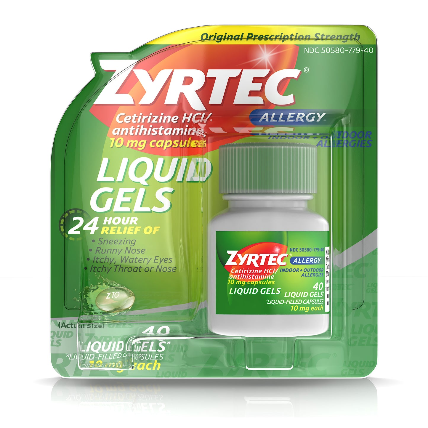 ZYRTEC LIQCAP ALLERGY 40