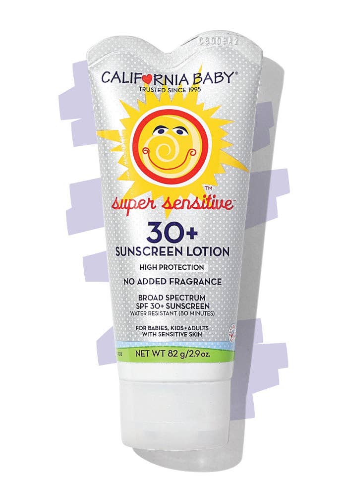 (Unscented)Super Sensitive™ Broad Spectrum SPF 30+ Sunscreen: 1.8oz/51g