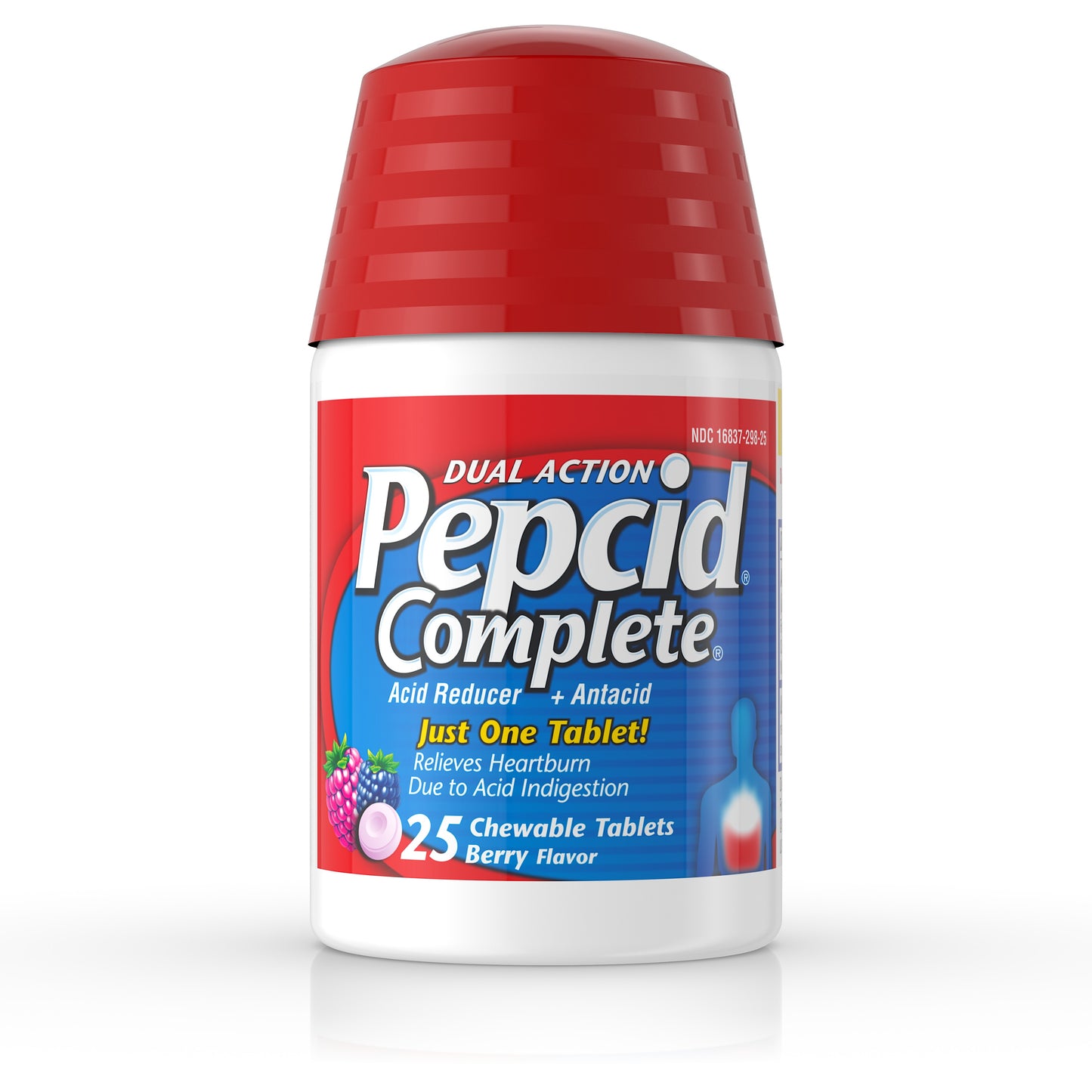 PEPCID COMPL CHEW TAB BERRY 25