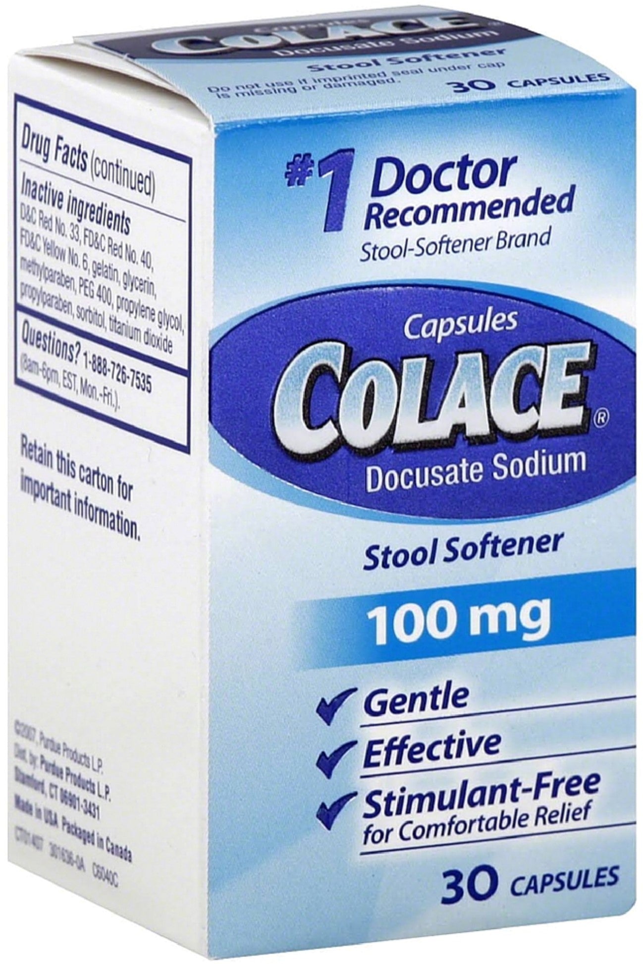 COLACE CAP 100MG 30
