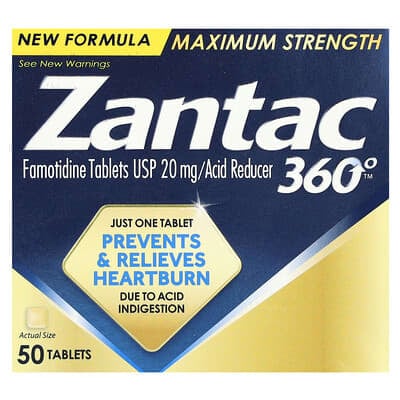 ZANTAC 20MG TABS 50 CT