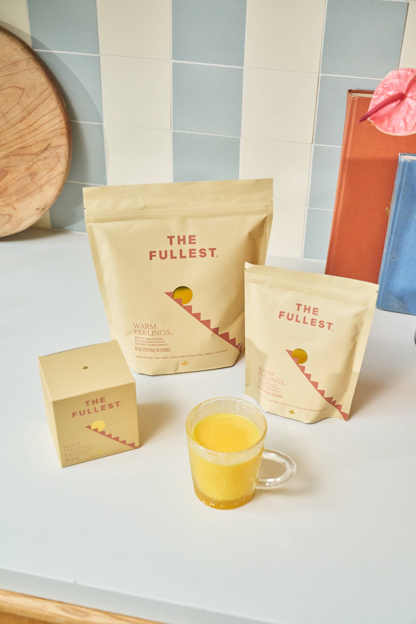 Warm Feelings® Saffron Latte - 10 Single-Serving Sachets