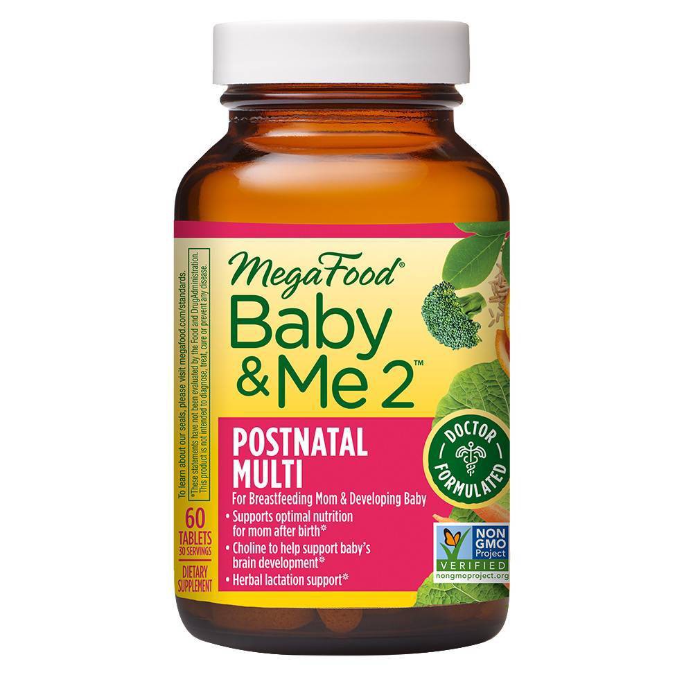 MegaFood Baby & Me 2 Postnatal Multi 60 Tabs