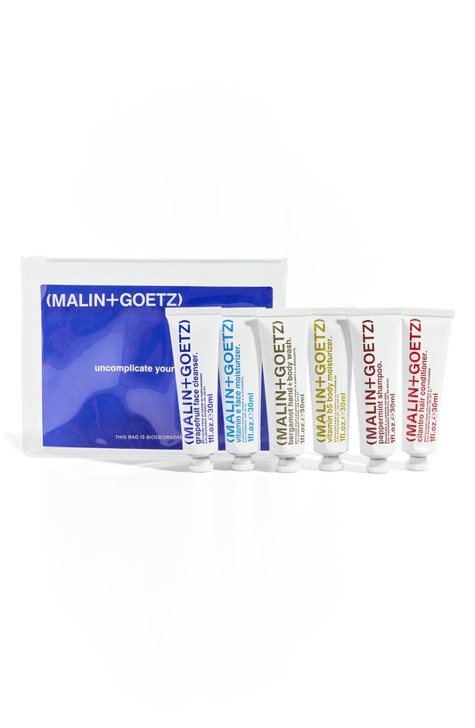 Malin & Goetz essentials kit-aluminum tubes