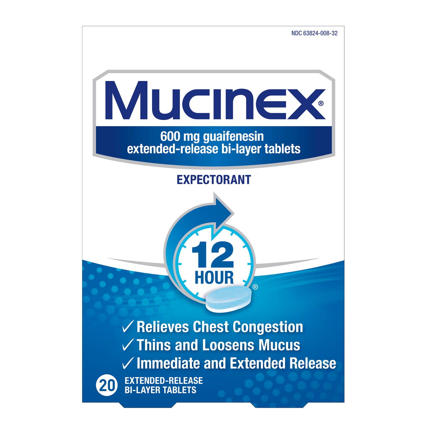 MUCINEX TAB EXT REL 20