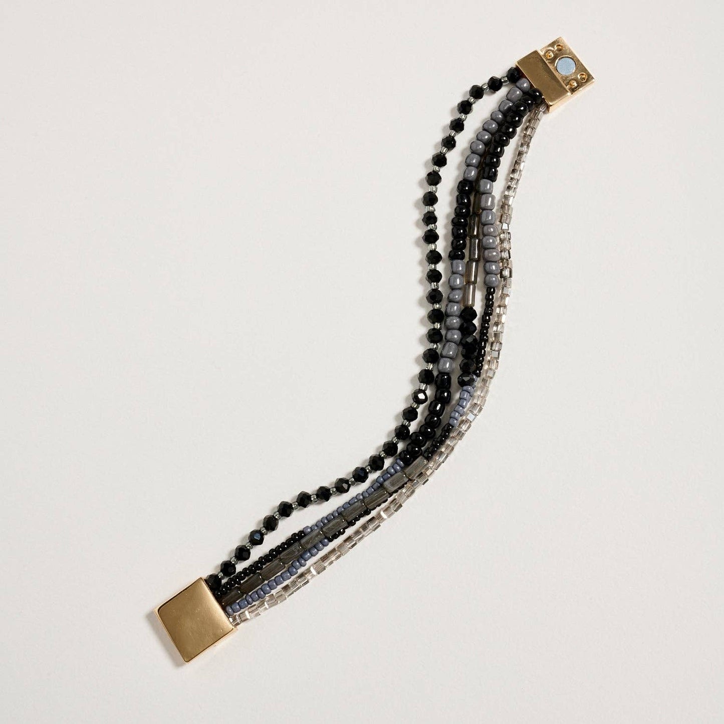 Beaded Boho Stack Bracelet | Magnetic Clasp: NT / ONE