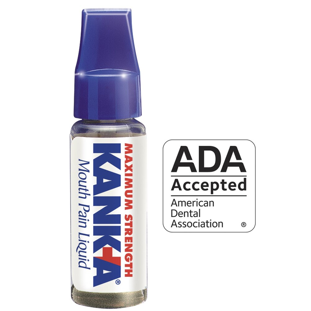 Kank-A Mouth Pain Liquid Oral Anesthetic, Maximum Strength, 0.33 OZ