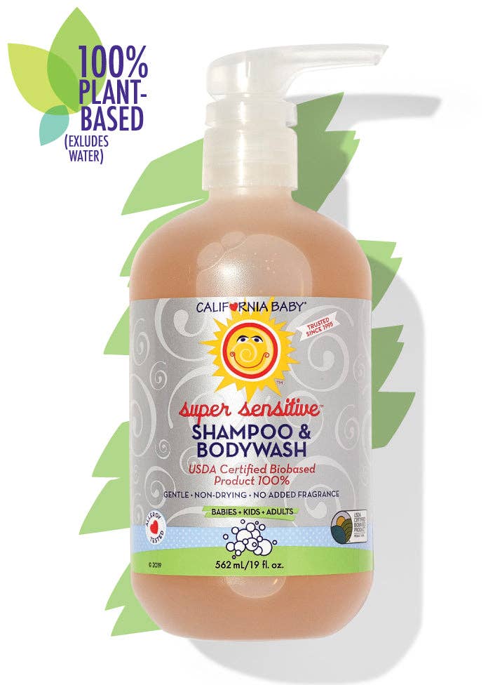 (No Fragrance) Super Sensitive™ Shampoo & Bodywash: 8.5oz/251mL