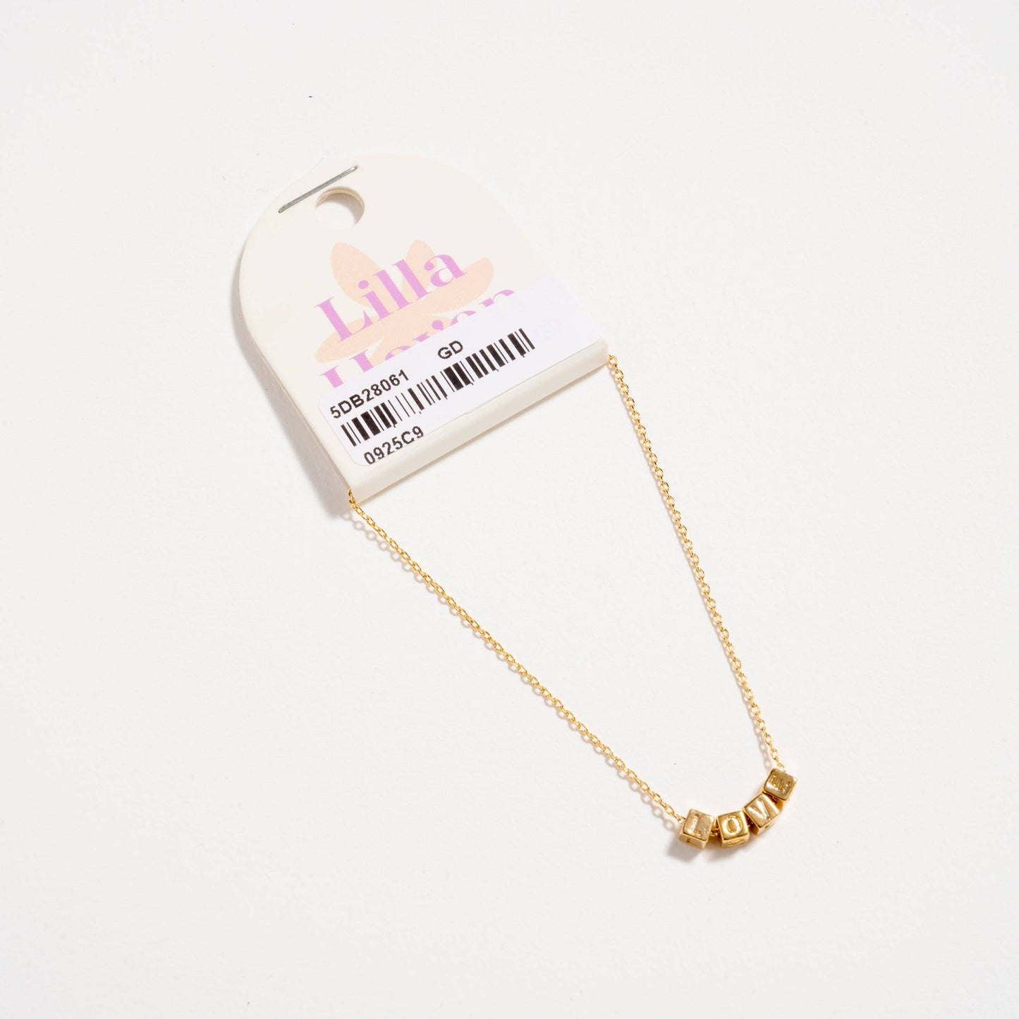 Gold Dipped LOVE Letter Bracelet | Inspirational Jewelry: GD / ONE