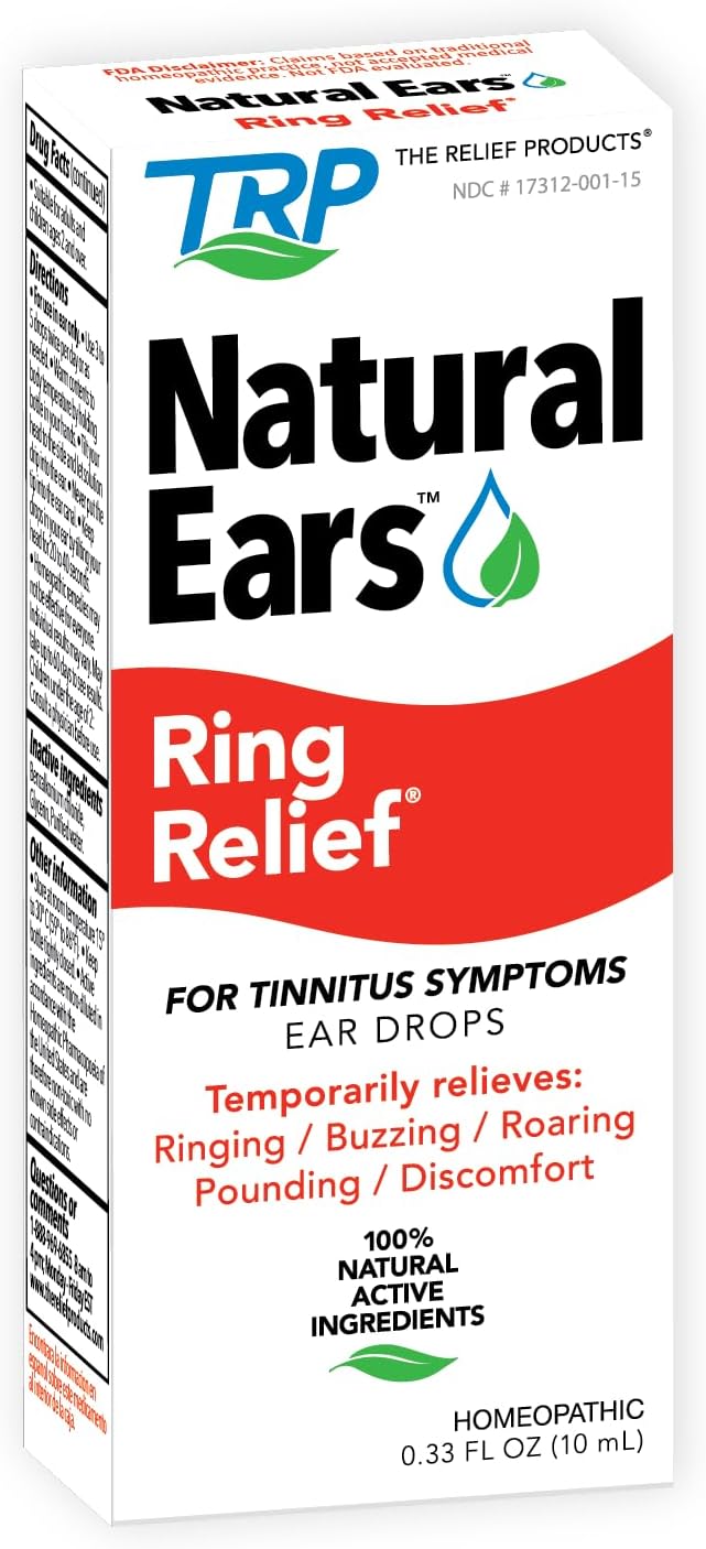 NATURAL EARS RING RELF DRP.33Z