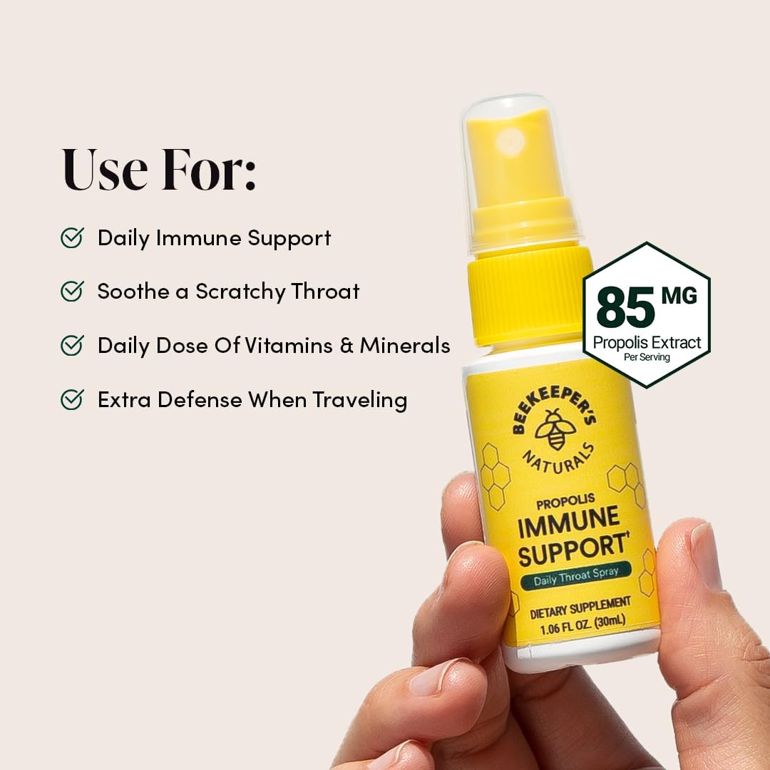 Beekeeper's Naturals Propolis Immune Support Throat Spray 1.06Z