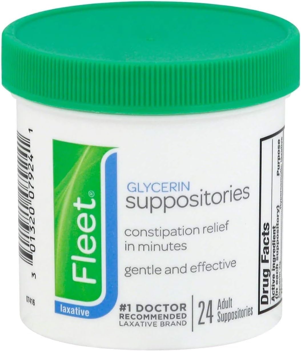 FLEET GLYCERIN SUPP ADL 24