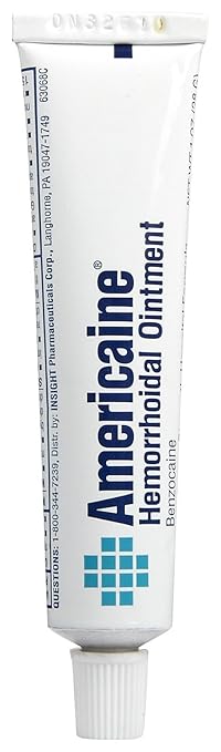 Americaine Hemorrhoidal Ointment Maximum Strength 20% Benzocaine 1 oz