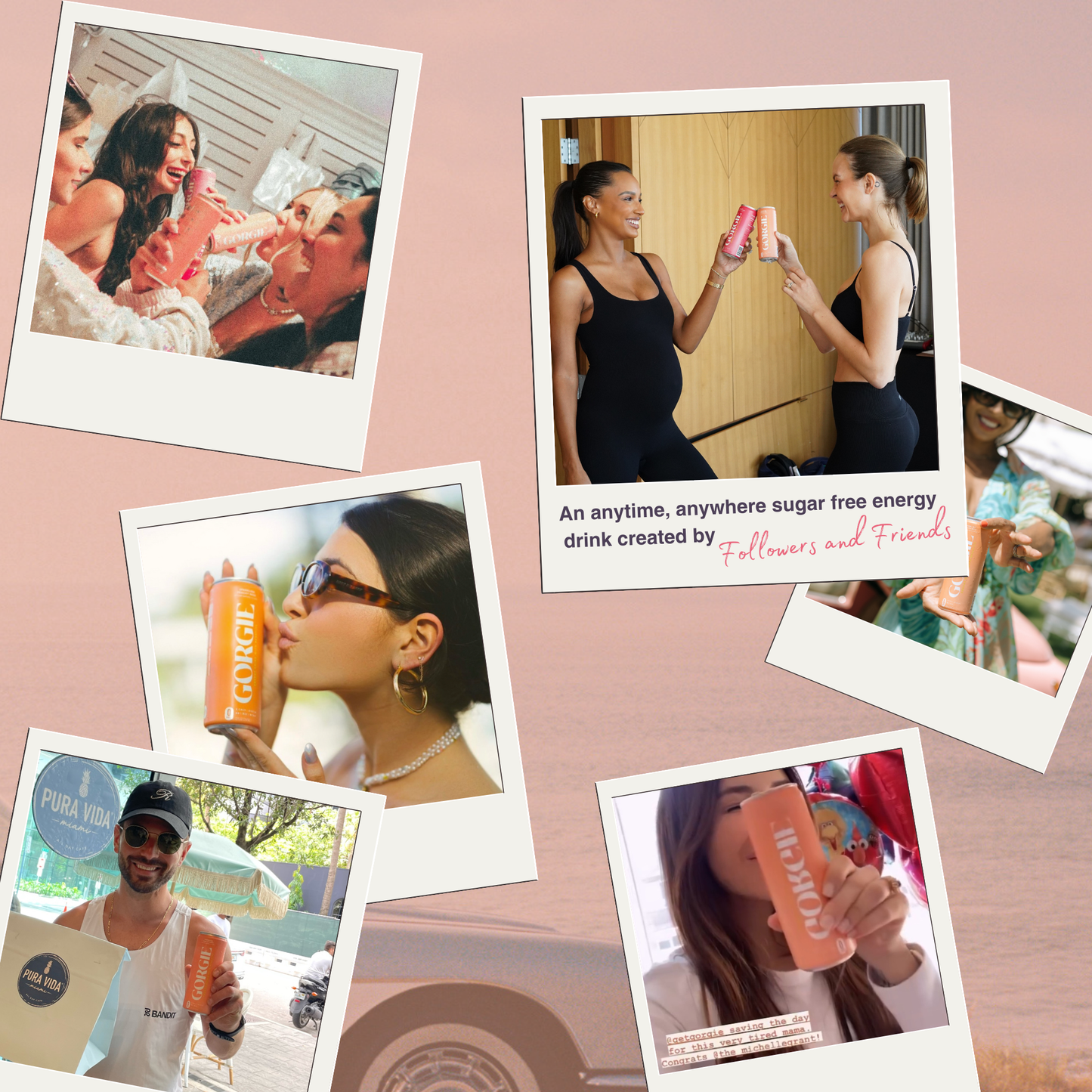 Energy Drink - Sparkling Peach Tea