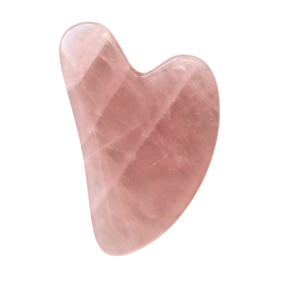 The Rose Quartz Gua Sha Facial Tool