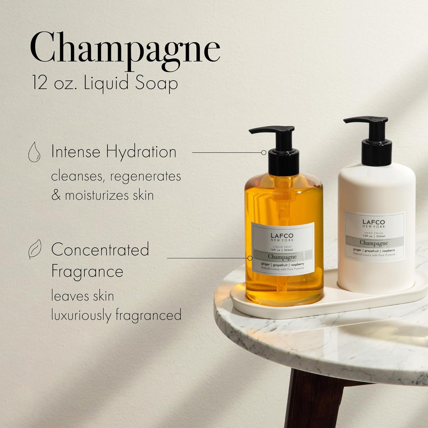 LAFCO New York Liquid Soap, Champagne - 12 oz