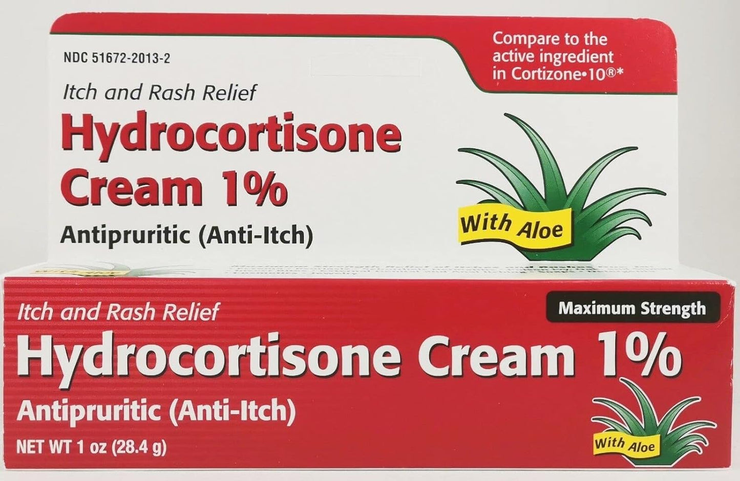 HYDROCORT ALOE CRM 1% TAR 1OZ@