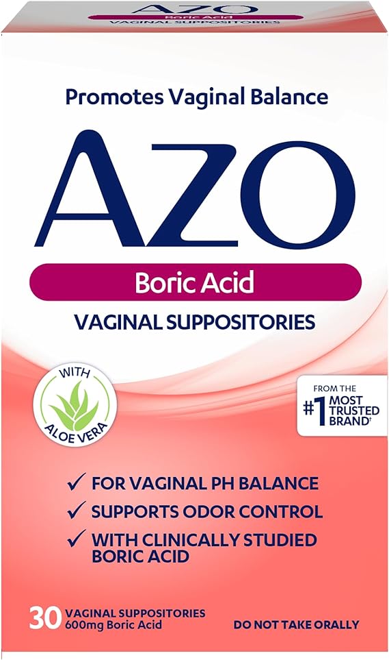AZO BORIC ACID 600MG 30CT