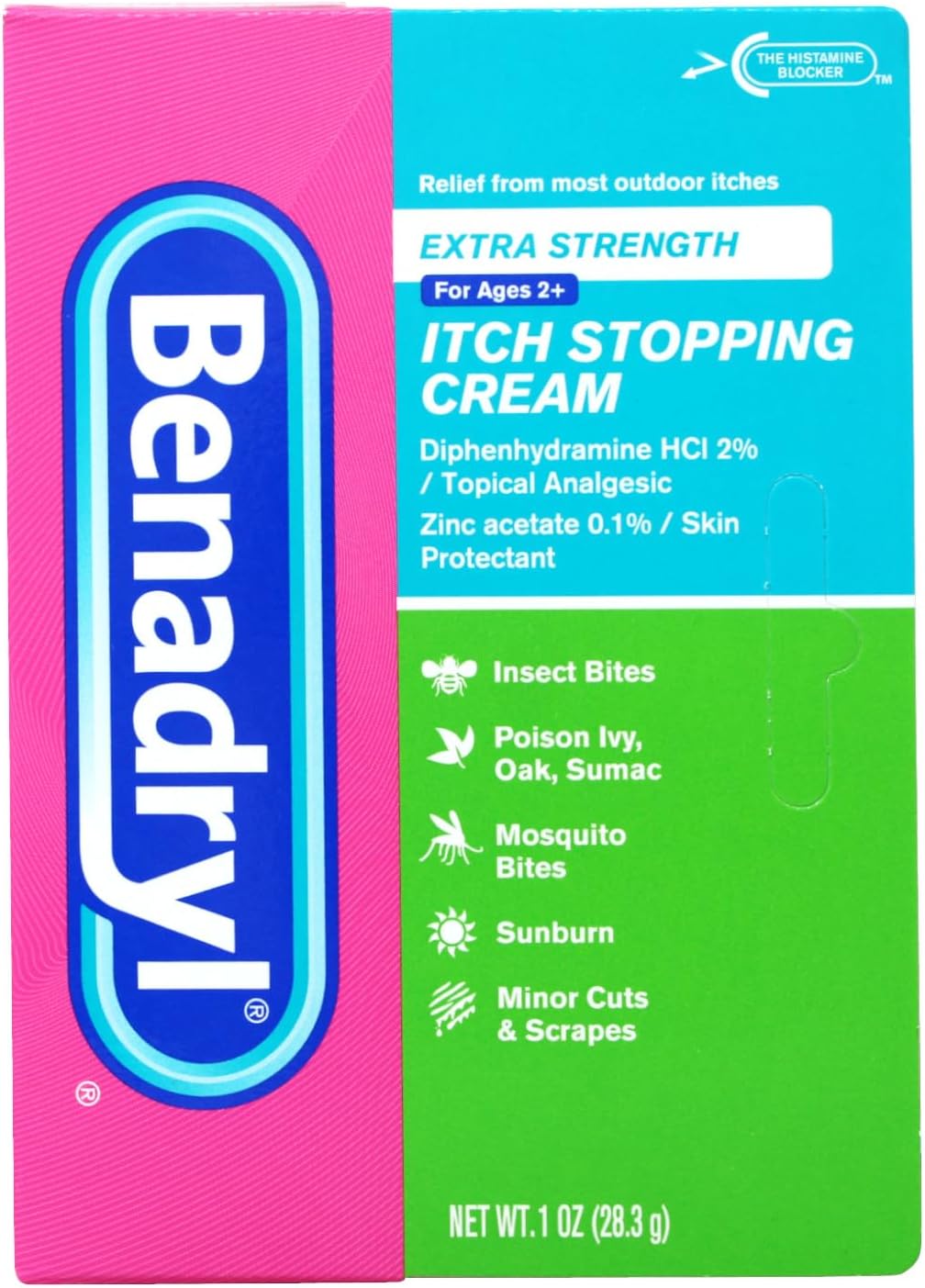 BENADRYL CRM EXT STR 1OZ