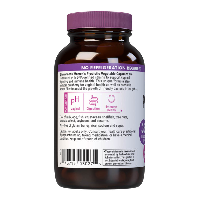 Bluebonnet WOMEN'S PROBIOTIC 35 Billion CFU^ with prebiotic & cranberry