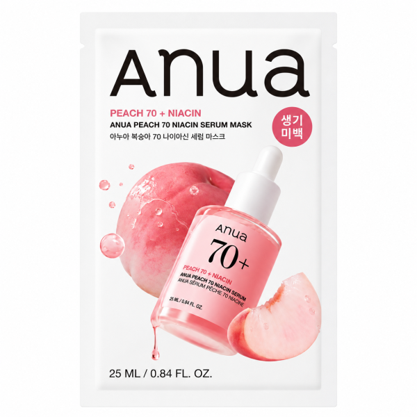 Anua - Peach 70 Niacin Serum Mask, 1 sheet