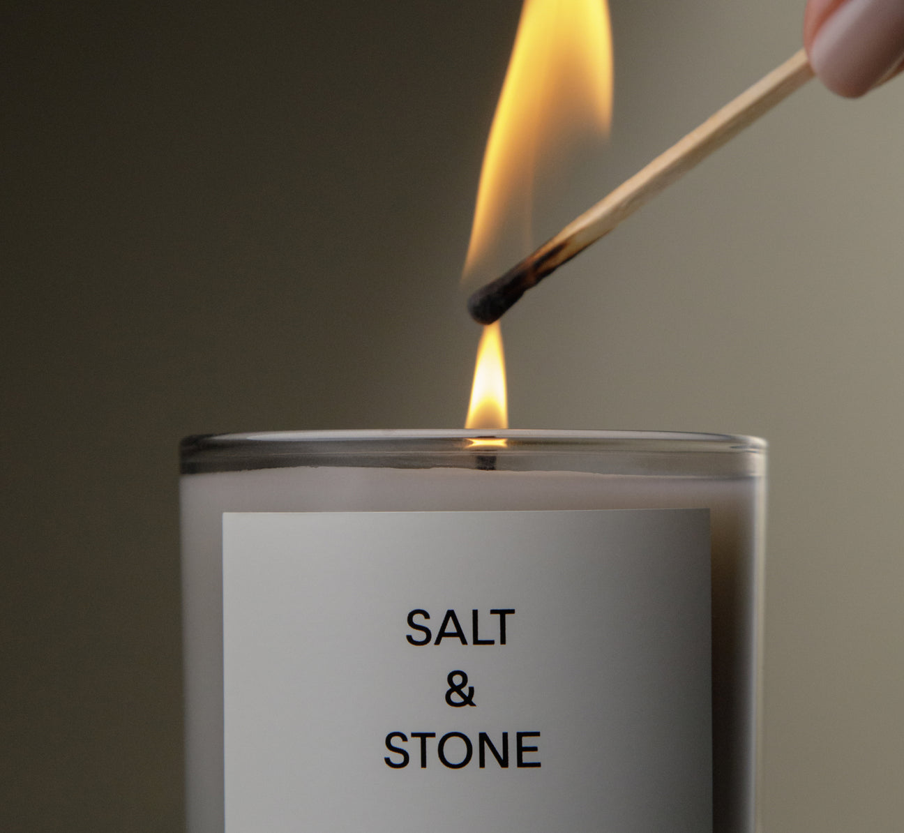 Salt & Stone Fig & Violet Candle